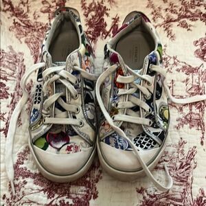 Coach graffiti sneakers
